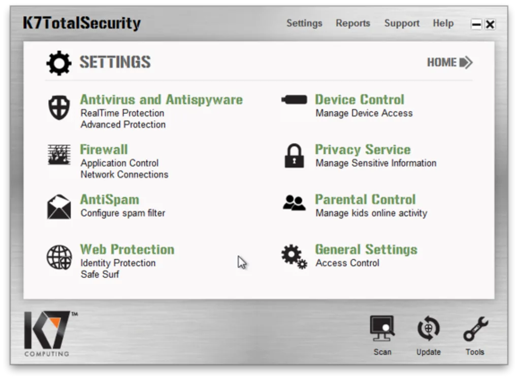 K7 Total Security 16.0.0835 Crack Latest Version 2022 Download