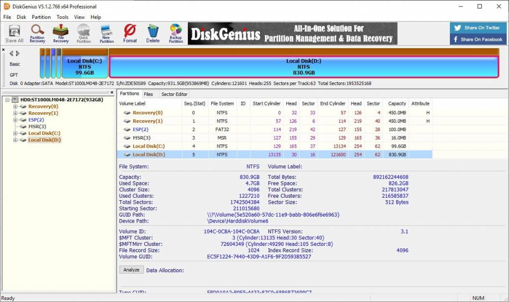 DiskGenius Professional 5.4.2.1239 Crack With Serial Key [2022]