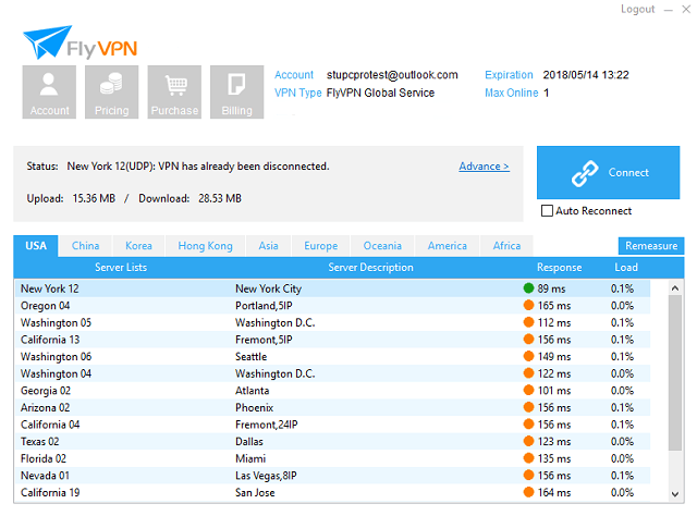 FlyVPN MOD APK v6.3.4.4 Crack (Premium Unlocked) Free Download