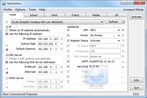 Free Download NetSetMan Pro 5.1.1 Full Latest Version Serial Key 2022